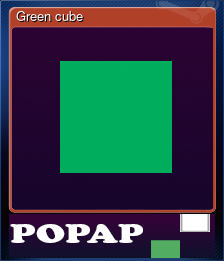 Series 1 - Card 4 of 5 - Green cube