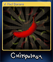 Series 1 - Card 6 of 6 - A Red Banana