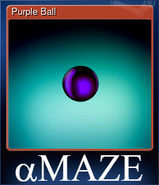 Series 1 - Card 3 of 6 - Purple Ball