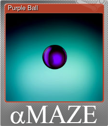 Series 1 - Card 3 of 6 - Purple Ball