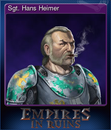 Series 1 - Card 1 of 10 - Sgt. Hans Heimer