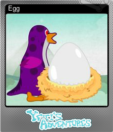 Series 1 - Card 3 of 5 - Egg