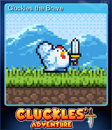Series 1 - Card 1 of 10 - Cluckles the Brave