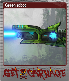 Series 1 - Card 2 of 5 - Green robot