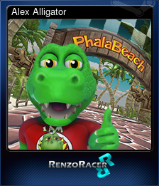 Series 1 - Card 5 of 6 - Alex Alligator