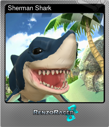 Series 1 - Card 6 of 6 - Sherman Shark