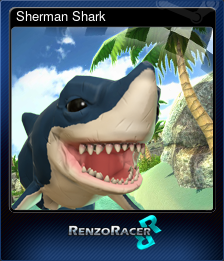 Series 1 - Card 6 of 6 - Sherman Shark