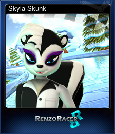 Series 1 - Card 4 of 6 - Skyla Skunk