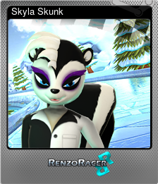 Series 1 - Card 4 of 6 - Skyla Skunk