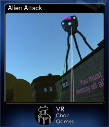 Series 1 - Card 1 of 7 - Alien Attack