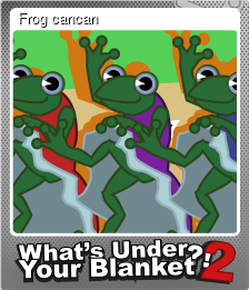 Series 1 - Card 5 of 5 - Frog cancan