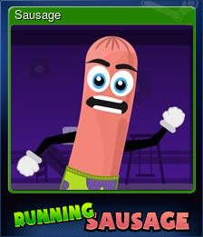 Series 1 - Card 1 of 5 - Sausage