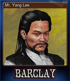 Series 1 - Card 8 of 9 - Mr. Yang Lee