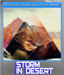 Series 1 - Card 3 of 5 - Mountain landscape of the desert