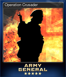 Series 1 - Card 1 of 8 - Operation Crusader