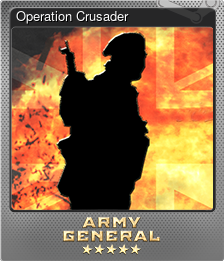 Series 1 - Card 1 of 8 - Operation Crusader