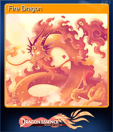 Series 1 - Card 8 of 8 - Fire Dragon