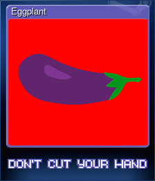 Series 1 - Card 1 of 5 - Eggplant