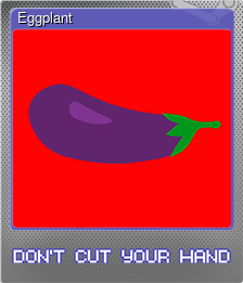 Series 1 - Card 1 of 5 - Eggplant