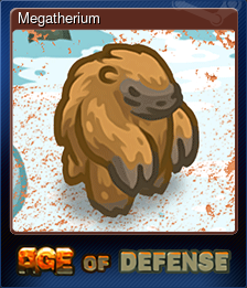 Series 1 - Card 10 of 10 - Megatherium