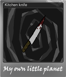 Series 1 - Card 5 of 5 - Kitchen knife