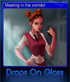 Series 1 - Card 3 of 5 - Meeting in the corridor