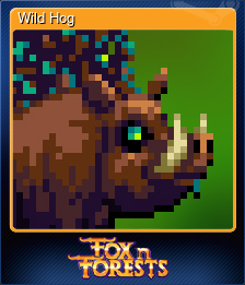 Series 1 - Card 7 of 10 - Wild Hog