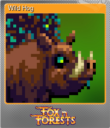 Series 1 - Card 7 of 10 - Wild Hog