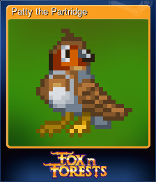 Series 1 - Card 9 of 10 - Patty the Partridge