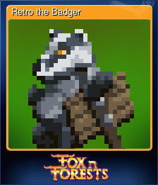 Series 1 - Card 10 of 10 - Retro the Badger