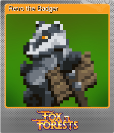 Series 1 - Card 10 of 10 - Retro the Badger