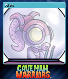 Series 1 - Card 9 of 9 - Alien