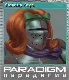 Series 1 - Card 8 of 8 - Secretary Knight