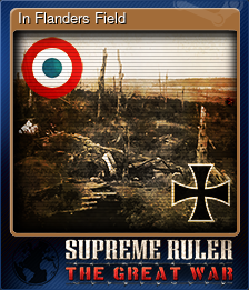 Series 1 - Card 1 of 10 - In Flanders Field