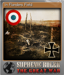 Series 1 - Card 1 of 10 - In Flanders Field