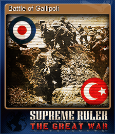 Series 1 - Card 3 of 10 - Battle of Gallipoli