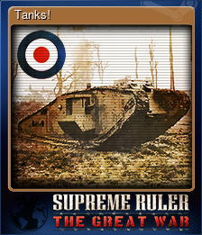 Series 1 - Card 8 of 10 - Tanks!