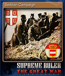 Series 1 - Card 5 of 10 - Serbian Campaign