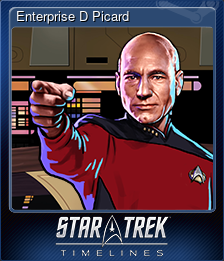 Series 1 - Card 8 of 15 - Enterprise D Picard