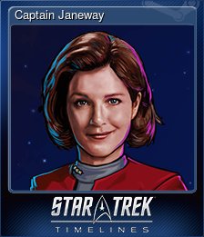 Series 1 - Card 6 of 15 - Captain Janeway