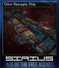 Series 1 - Card 4 of 9 - Orion Resupply Ship