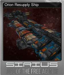 Series 1 - Card 4 of 9 - Orion Resupply Ship