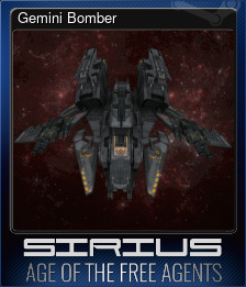 Series 1 - Card 2 of 9 - Gemini Bomber