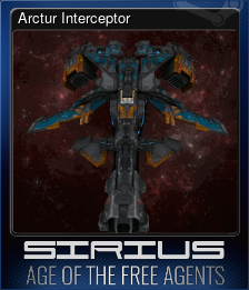 Series 1 - Card 6 of 9 - Arctur Interceptor