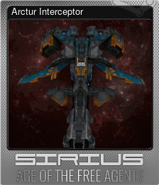 Series 1 - Card 6 of 9 - Arctur Interceptor