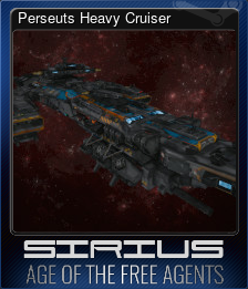 Series 1 - Card 3 of 9 - Perseuts Heavy Cruiser
