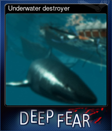 Series 1 - Card 5 of 12 - Underwater destroyer