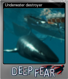 Series 1 - Card 5 of 12 - Underwater destroyer