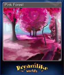 Series 1 - Card 5 of 5 - Pink Forest