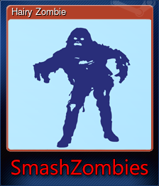 Series 1 - Card 10 of 12 - Hairy Zombie